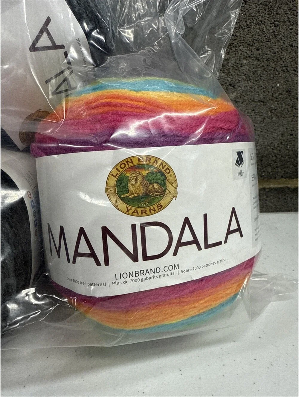 Lions Brand Yarns Mandala Multicolor 3 Skein Lot